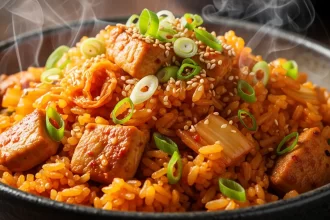 Kimchi Chicken Fried Rice: Easy Homemade Korean Recipe