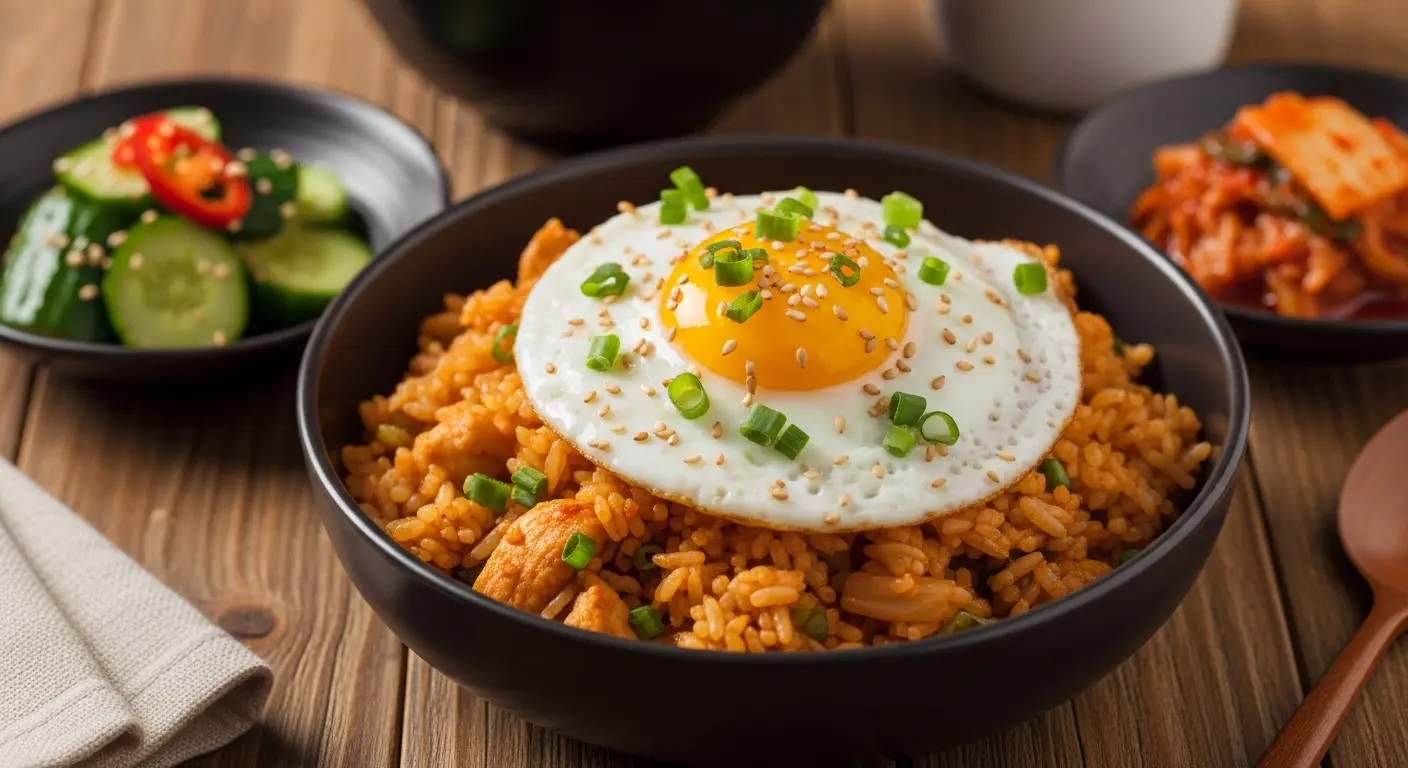 Kimchi Chicken Fried Rice: Easy Homemade Korean Recipe