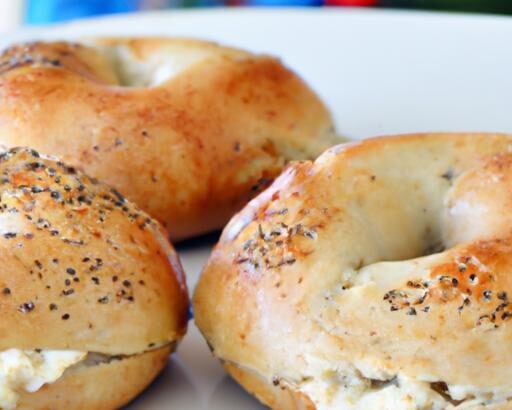 Irresistible Garlic Cream Cheese Stuffed Bagels Recipe