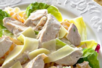 Quick & Creamy: 15-Min Chicken Caesar Pasta Salad Delight
