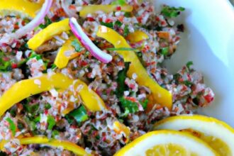 Bright and Fresh: Simple Quinoa Salad with Lemon & Parsley