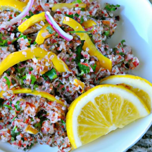Bright and Fresh: Simple Quinoa Salad with Lemon & Parsley