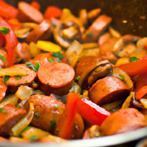 Savor Speed: Quick Sausage and Pepper Skillet Delight