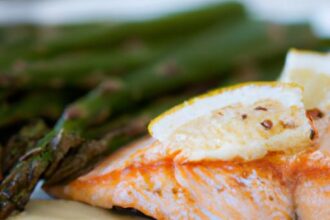 Zesty One-Pot Salmon & Asparagus with Creamy Lemon Butter