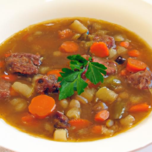 Hearty Freezer-Friendly Beef & Barley Soup for Easy Meals