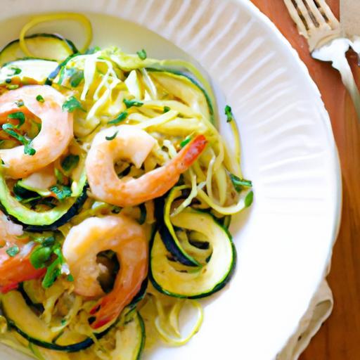 Effortless Meal Prep: Shrimp Scampi with Zucchini Noodles