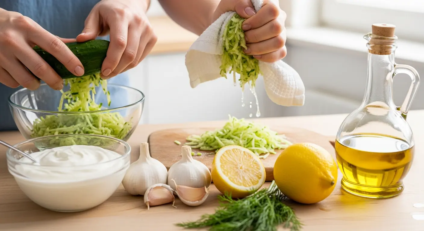 Easy Vegan Tzatziki Sauce with Dill: Fresh & Flavorful