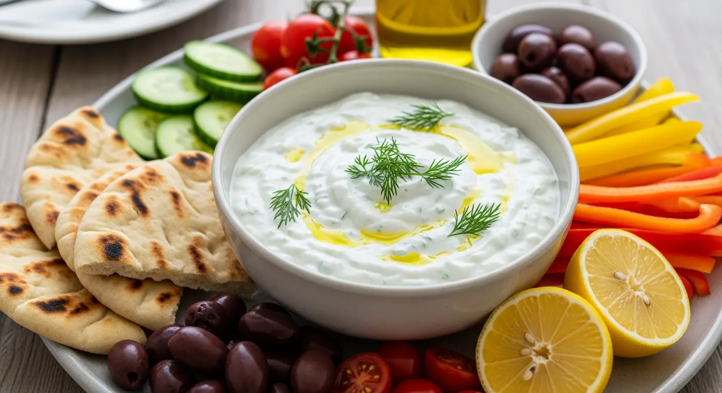Easy Vegan Tzatziki Sauce with Dill: Fresh & Flavorful