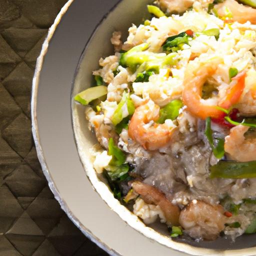 Shrimp Cauliflower⁢ Fried Rice: A ⁢Low-Carb Flavor Boost