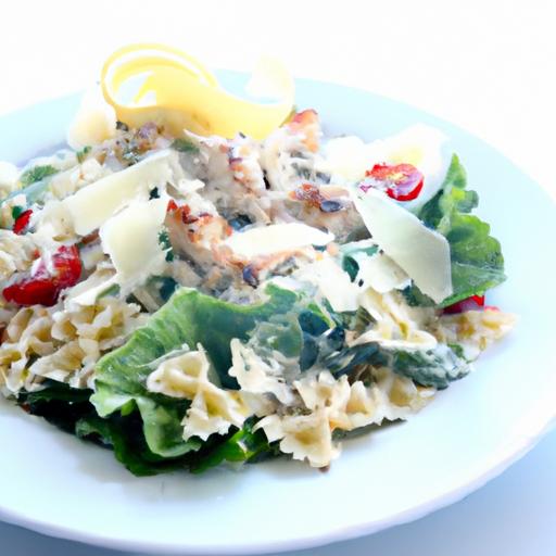 Quick & Creamy: 15-Min Chicken Caesar Pasta Salad Delight