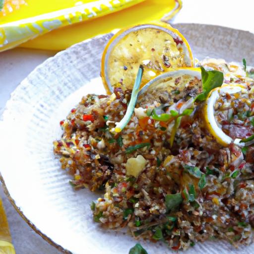 Bright and Fresh: Simple Quinoa Salad with Lemon & Parsley
