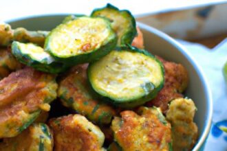 Crispy & Healthy: Easy Air Fryer Zucchini Fritters Recipe