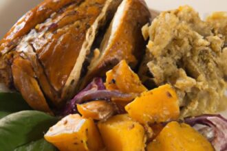 Sweet Harmony: One-Pan Maple Dijon Chicken & Sweet Potatoes