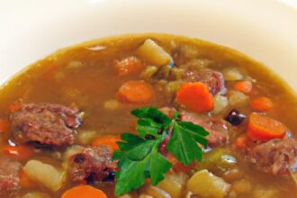 Hearty Freezer-Friendly Beef & Barley Soup for Easy Meals