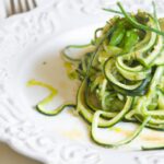 Zesty Raw Zucchini Noodles with Vibrant Homemade Pesto