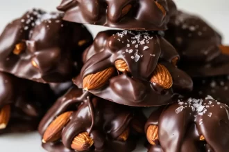 Simple & Decadent: 3-Ingredient Chocolate Almond Clusters