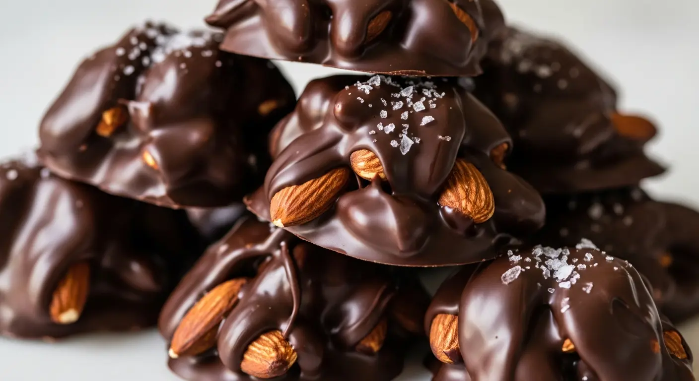 Simple & Decadent: 3-Ingredient Chocolate Almond Clusters