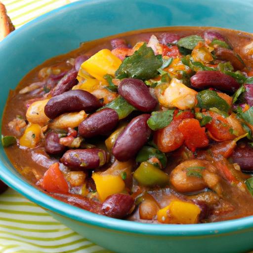 Speedy Veggie Chili: Hearty Flavor with Canned Beans