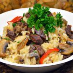 One-Pot Beef & Rice Skillet: Savory Mushroom Magic Unveiled