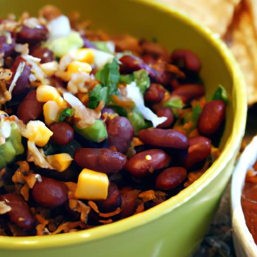 Quick & Easy No-Cook Burrito Bowls with Canned Beans