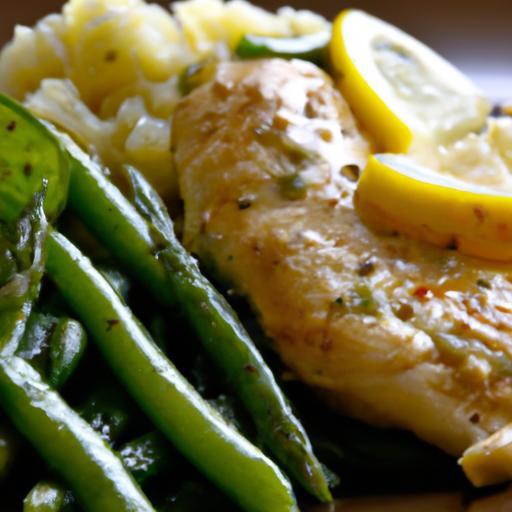 Zesty Lemon Herb Chicken Skillet with Fresh Veggies Delight