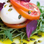 Elevate Lunch: Burrata Caprese with Tangy Tomato Confit