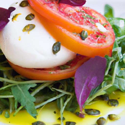 Elevate Lunch: Burrata Caprese with Tangy Tomato Confit