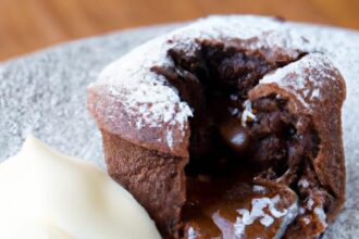 Decadent Keto Chocolate Lava Cake for Two: Sweet & Low-Carb