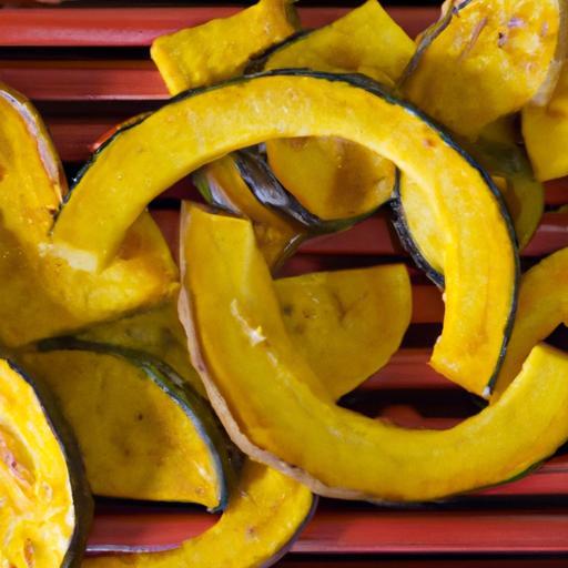Sweet & Savory: Maple Roasted Acorn Squash Slices Recipe