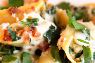 Wholesome Whirlwind: Speedy Spinach Ricotta Stuffed Shells