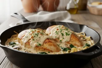 5-Ingredient Creamy Italian Chicken: Simple, Savory Delight