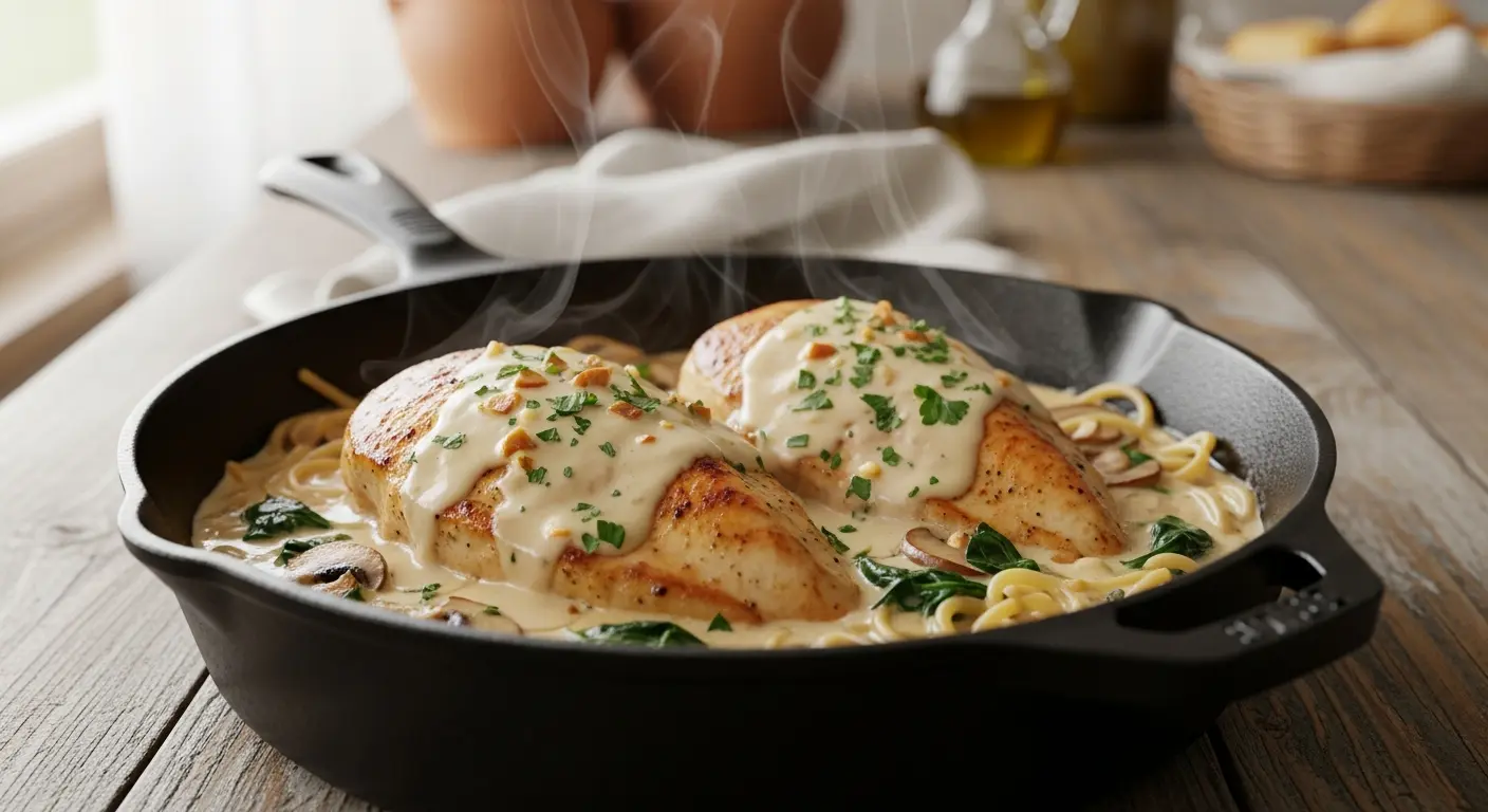 5-Ingredient Creamy Italian Chicken: Simple, Savory Delight