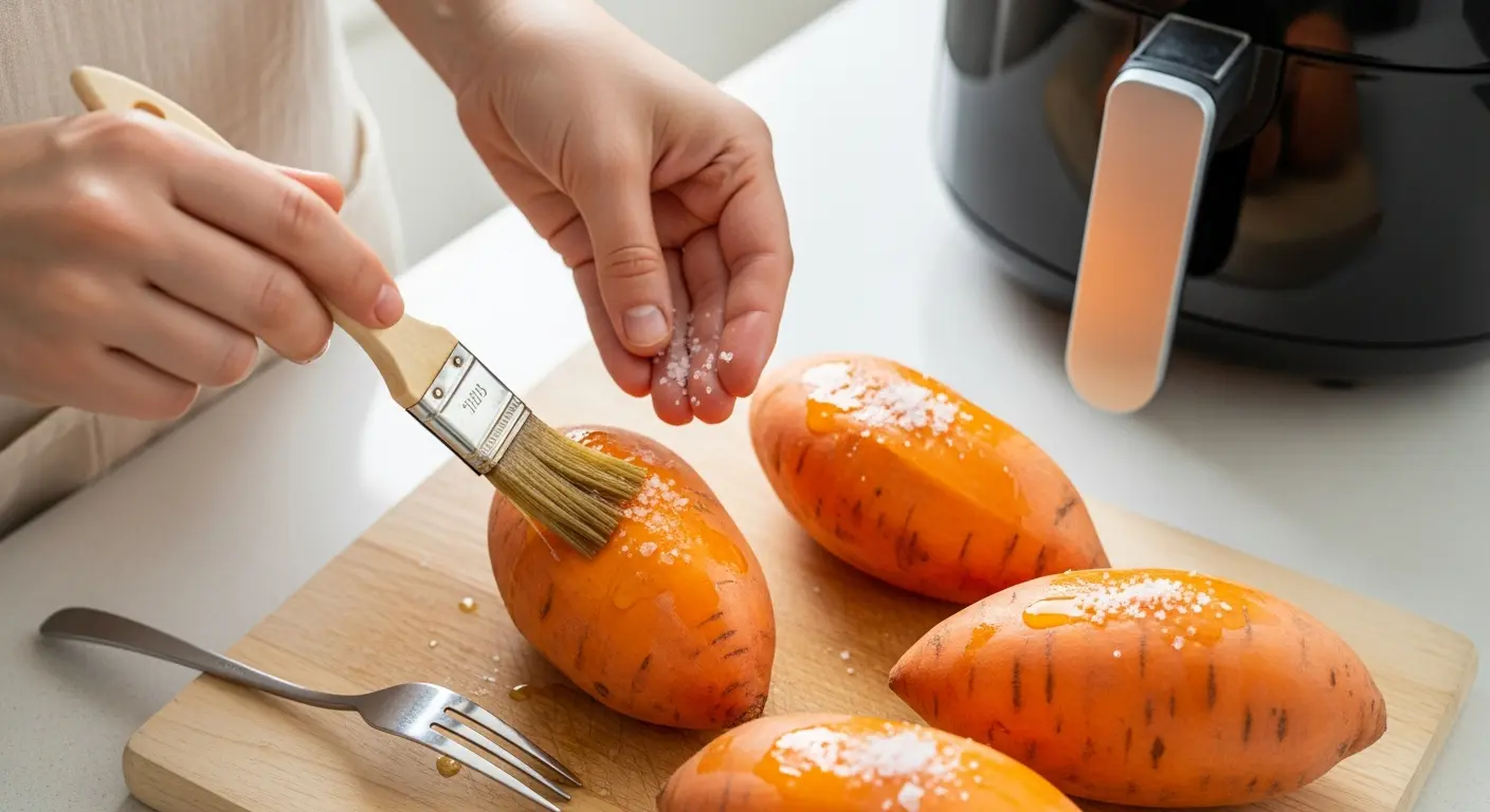 Mastering Air Fryer Baked Sweet Potatoes: Irresistible Touch
