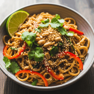 Irresistible Flavor: 5-Ingredient Thai Peanut Noodles Recipe