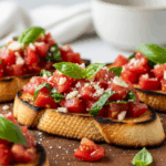 Fresh & Flavorful: Simple Tomato Basil Bruschetta Recipe
