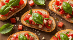 Fresh & Flavorful: Simple Tomato Basil Bruschetta Recipe