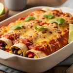 Effortless Comfort: Pantry-Friendly Vegetarian Enchiladas Recipe