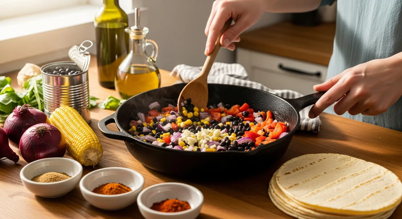 Effortless Comfort: Pantry-Friendly Vegetarian Enchiladas Recipe