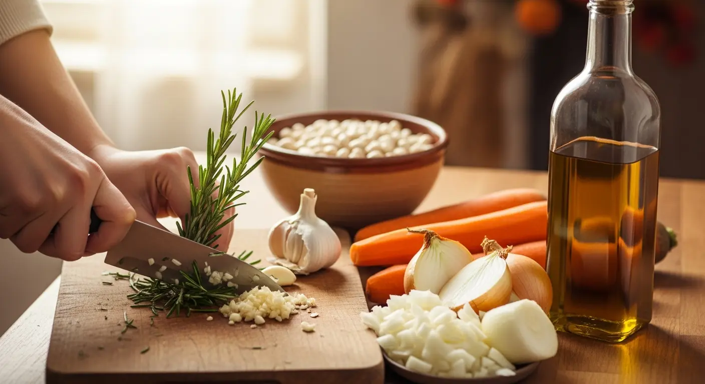 Hearty White Bean & Rosemary Soup: A Cozy, Flavorful Delight