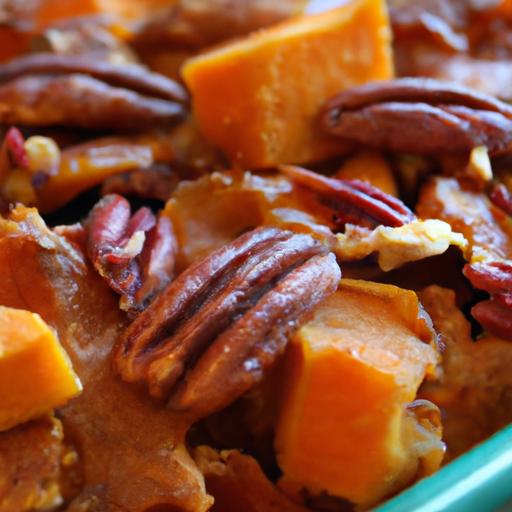 Delightful Sweet Potato Casserole with Crunchy Pecan Topping