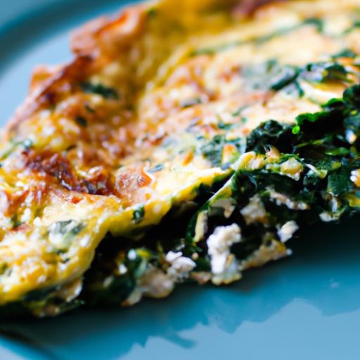 Simple & Savory: 3-Ingredient Spinach Feta omelet Recipe