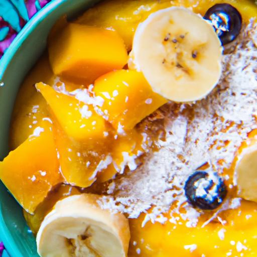 Tropical Bliss: How to Make a Mango & Banana Smoothie Bowl