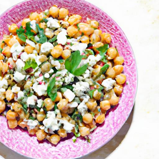Fresh & Fast: Chickpea Couscous Salad with Feta Delight