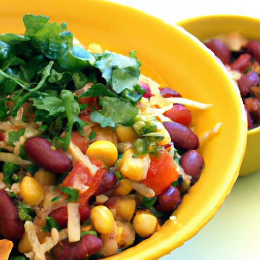 Quick & Easy No-Cook Burrito Bowls with Canned beans