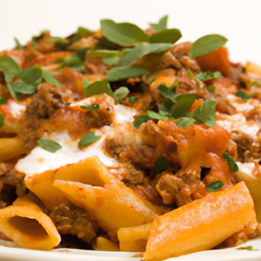 Hearty One-Pot Ground Beef & Penne Casserole Delight