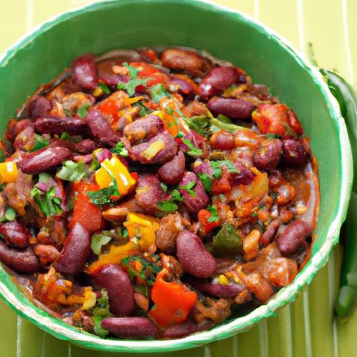 Speedy Veggie Chili: Hearty Flavor with Canned Beans