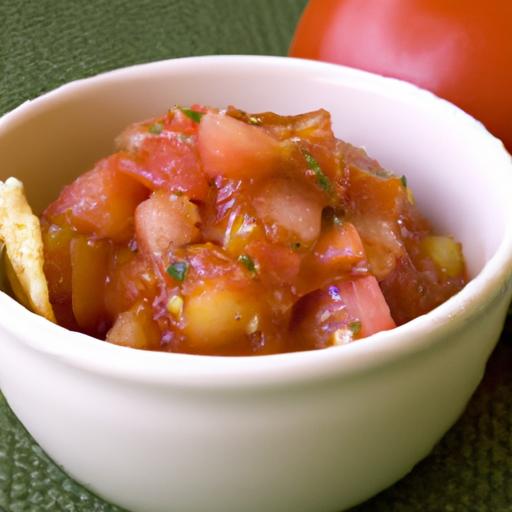 Zesty Homemade Salsa: Fresh Flavor from Canned Tomatoes