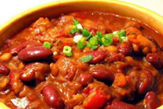Slow Cooker Hearty Vegan Chili: Comfort in a Bowl Recipe