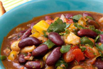 Speedy Veggie Chili: Hearty Flavor with Canned Beans