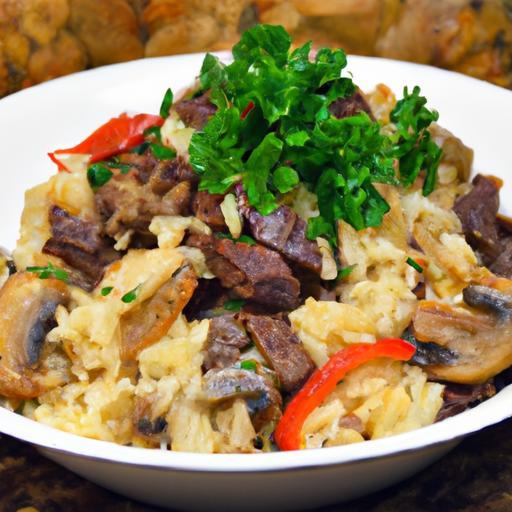 One-Pot Beef & Rice Skillet: Savory Mushroom Magic Unveiled